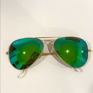 Rayban mirrored sunglasses